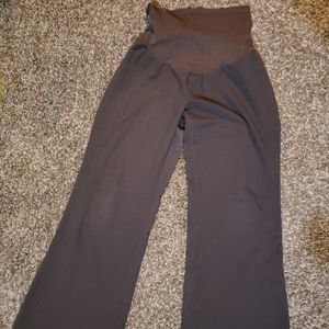 Oh baby maternity large gray dress pants